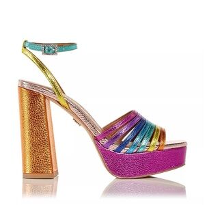 Kurt Geiger Rainbow Platform Sandals, size 39, never worn.